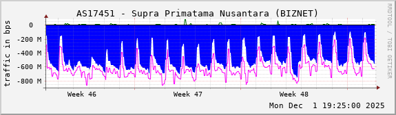 AS17451 - Supra Primatama Nusantara (BIZNET)